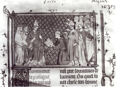 Ms. Fr. 5716 f.2 Jean dAntioch IV. Márton előtt, St. Louis élete és csodáiból, 1330-40 körül alkotó: French School