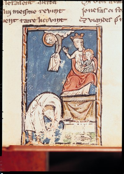 Ms 3516 f.127 A Notre Dame zsonglőrje alkotó: French School