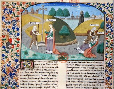 Ms 3878 Poverty and Fortune, illusztráció Giovanni Boccaccio (1313-75) „A jeles férfiak eseteiből” alkotó: French School