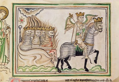 Ms 422 f.33v A Sátán csillagának bukása alkotó: French School