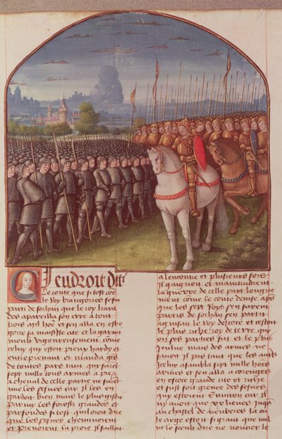 Ms Fr 91 Fol. 85 Oldal: Robert de Boron Merlin története, 1482-89 körül alkotó: French School