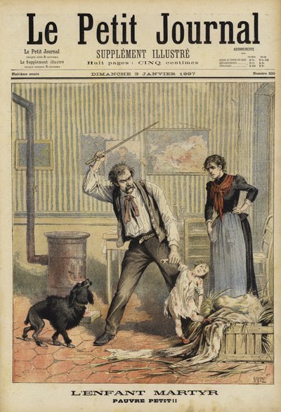 Egy kisgyermek meggyilkolása, Franciaország, 1897 alkotó: French School