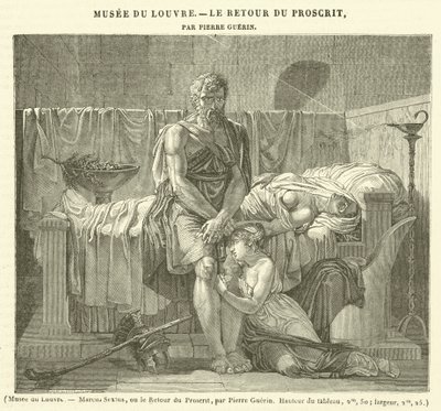 Louvre Múzeum, Marcus Sextus, avagy a tiltottak visszatérése (metszet) alkotó: French School
