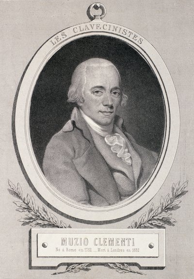 A Muzio Clementi (1752-1832) Alfred Lemoine metszete alkotó: French School