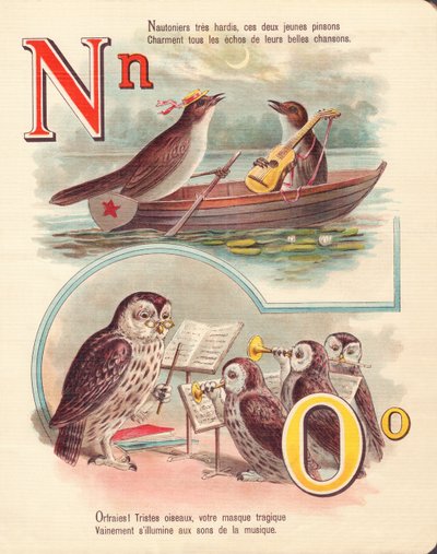 N O: fülemüle, navigáció, bagoly, zenekar alkotó: French School