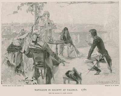 Napóleon a valence-i társadalomban alkotó: French School