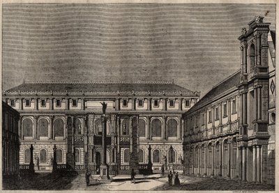 Nemzeti Képzőművészeti Iskola Párizsban, metszet alkotó: French School