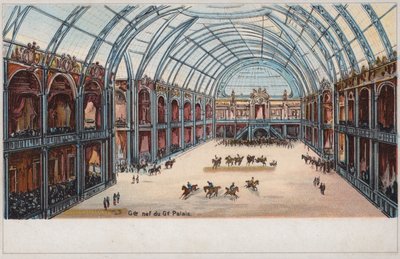 A Grand Palais hajója, egyetemes kiállítás, Párizs alkotó: French School