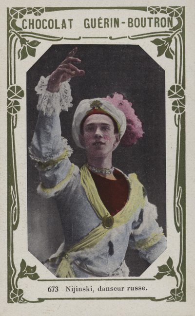 Nijinsky, orosz táncos (színes fotó) alkotó: French School
