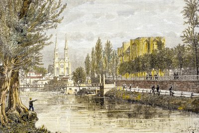 Niort, Franciaország (metszet) alkotó: French School
