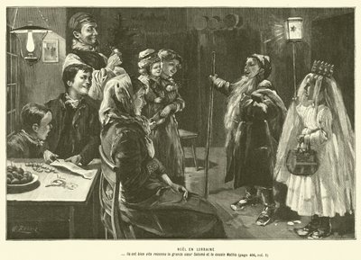 Noel En Lorraine (metszet) alkotó: French School