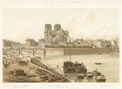 Notre-Dame lEveche és a kolostor, 1830 alkotó: French School