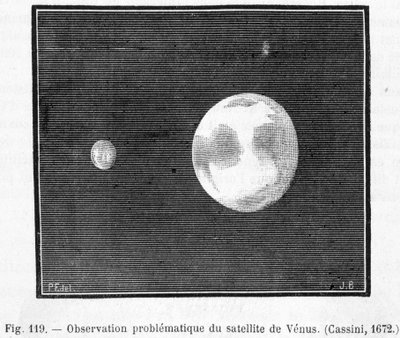 A Vénusz műholdjának problémás megfigyelése (Cassini alkotó: French School