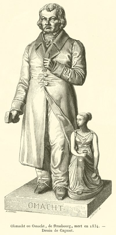 Ohmacht vagy Omacht, Strasbourgból, 1834-ben halt meg (metszet) alkotó: French School