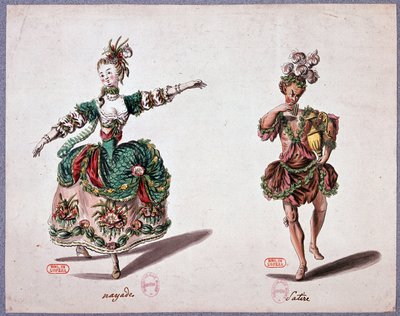 Operajelmezek: nayade és szatíra alkotó: French School