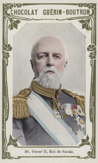 Oscar II, Roi de Suede (színes fotó) alkotó: French School