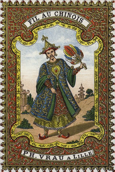 P H Vrau Kínai selyemszál, Lille, Franciaország alkotó: French School