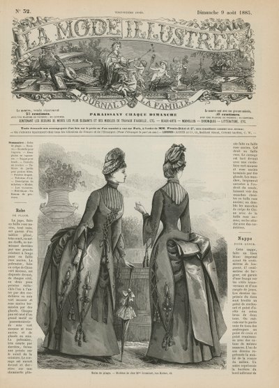 Oldal a La Mode Illustree-től alkotó: French School
