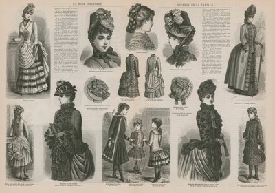 Oldal a La Mode Illustree-től alkotó: French School