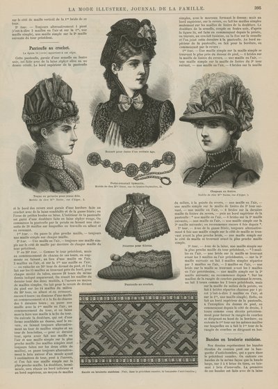 Oldal a La Mode Illustree-től alkotó: French School