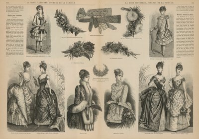 Oldal a La Mode Illustree-től alkotó: French School
