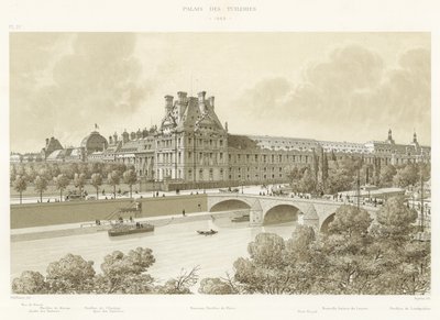 Tuileries-palota, 1869 alkotó: French School