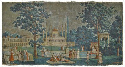 Panel a Boszporusz partjáról, 1828 (papír) alkotó: French School