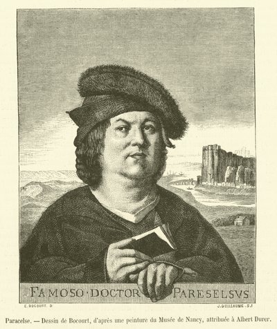 Paracelsus (metszet) alkotó: French School