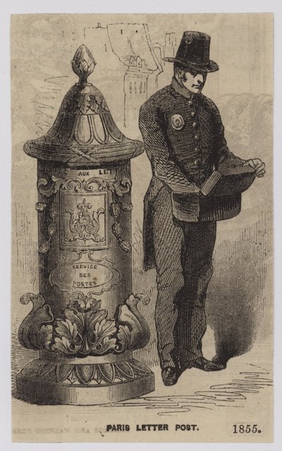Párizsi Levélposta, 1855 alkotó: French School