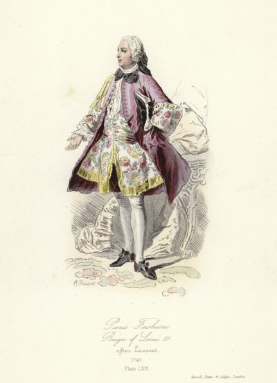 Párizsi divat, XV. Lajos uralkodása alkotó: French School
