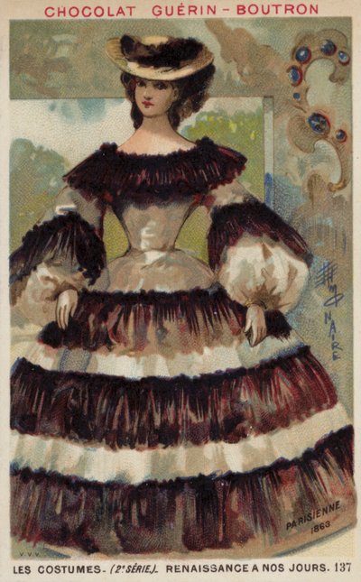 Párizsi divat, 1863 alkotó: French School