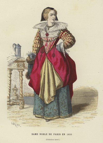 párizsi nemesasszony, 1633 alkotó: French School