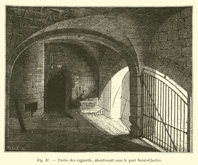 Az elkerülők egy része, a Saint-Charles híd alatt végződve alkotó: French School