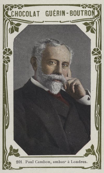 Paul Cambon, londoni nagykövet (színes fotó) alkotó: French School