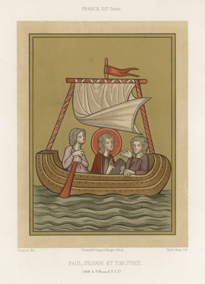 Pál, Silas és Timóteus alkotó: French School