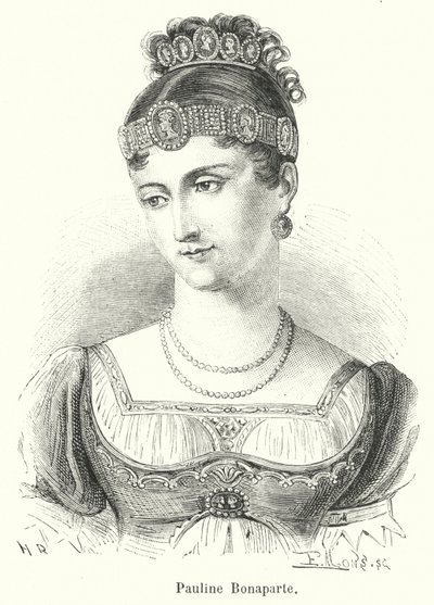 Pauline Bonaparte (metszet) alkotó: French School