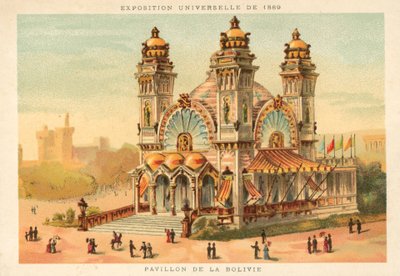 Bolíviai pavilon, 1889-es egyetemes kiállítás, Párizs alkotó: French School