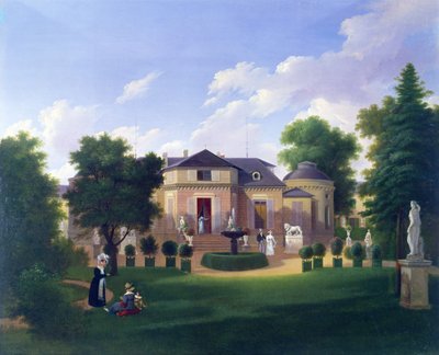 A párizsi Folie-Beaujon pavilonja, 1830 körül alkotó: French School