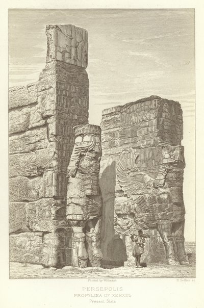 Persepolis, Xerxes Propylaea, jelen állam alkotó: French School