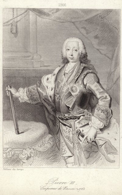 Oroszország III. Péter alkotó: French School