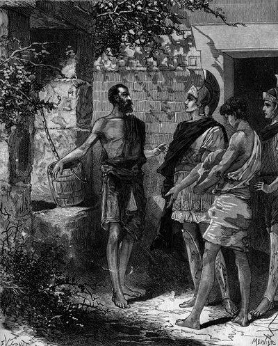 Phocion (Phokion) (i. e. 402 - ie 318) egy athéni stratégia és szónok, aki Nagy Sándor követeit fogadta Arbelles győzelme után. alkotó: French School