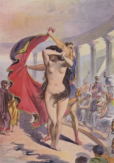 Phryne devant lAreopage alkotó: French School