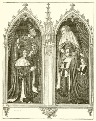 Pierre de Bourbon és Anne de Beaujeu, a felesége alkotó: French School