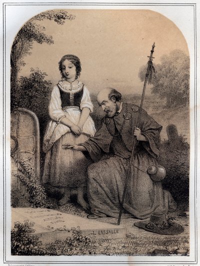 Remete Péter (1050-1115), francia vallásos – MORING MICHEL „LE SOURIES DE MON BÁCSI MEMORIES ET RECITTS DE Voyages” vésése – 19. század vége alkotó: French School