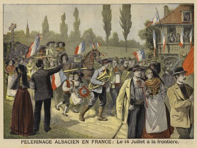 Elzászi zarándoklat Franciaországba, 1897. július 14 alkotó: French School