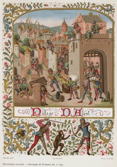 Pillage DAlost (chromolitho) alkotó: French School