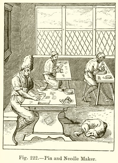 Tű és tű készítő alkotó: French School
