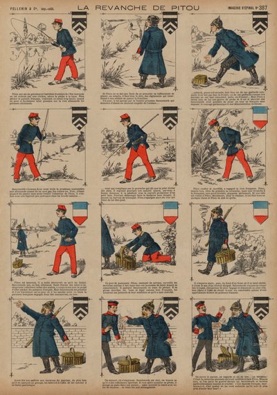 Pitou bosszúja (színes metszet) alkotó: French School