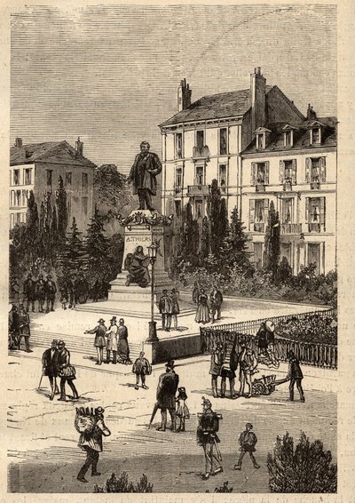 Place Thiers - Nancy városának belvárosában, Meurthe-et-Moselle megyében, Lorraine régióban - "" PATRIE" véséssel" - LEÍRÁS PECTUREQUIREQUE DE LA FRANCE HU 6 KÖTET: LUCIEN HUARD alkotó: French School