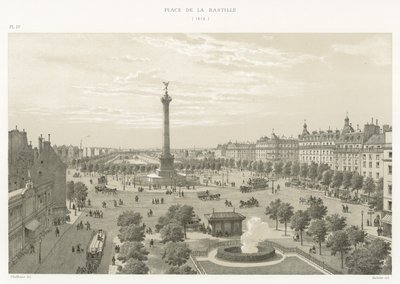 Place de la Bastille, 1878 alkotó: French School
